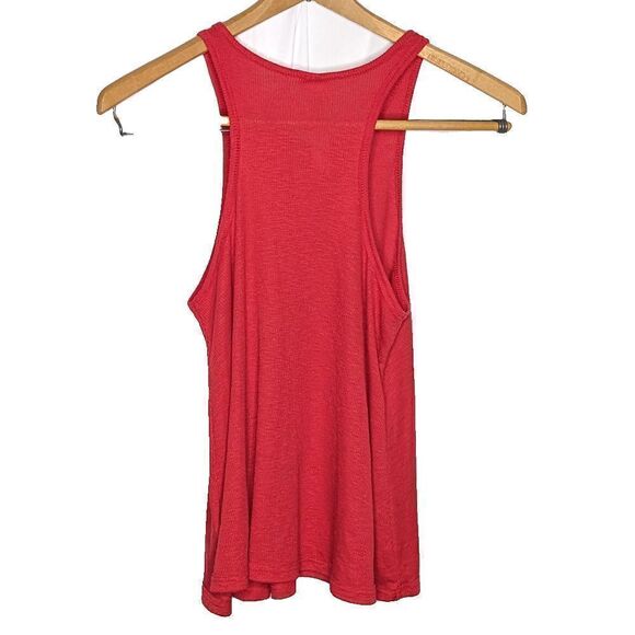 Free People Scoop Neck Tank Top Red Size XS - Picture 2 of 6